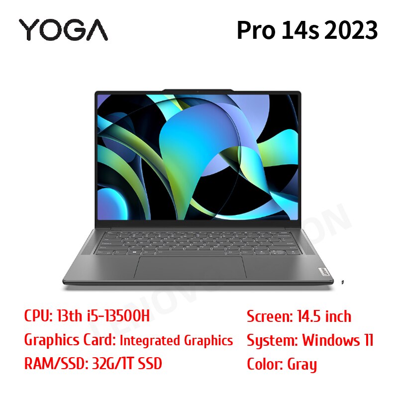 Lenovo YOGA Pro 14s Laptop 2023 13th Intel Core i5-13500H/i7-13700H 32GB 1T 3K 120Hz 14.5-Inch Touch Screen Notebook Computer