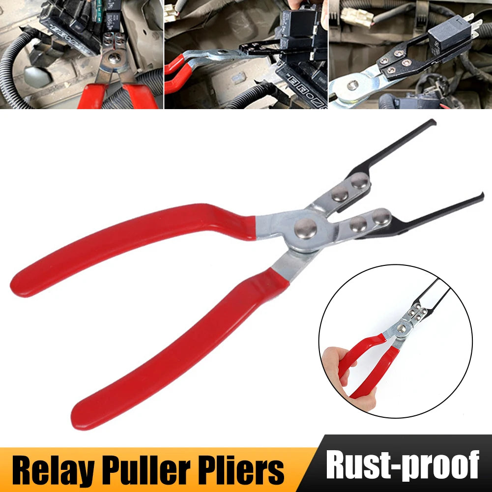 New Car Relay Disassembly Clamp Relay Extraction Pliers Relay Puller Pliers Fuse Removal Pliers Replacement Tool