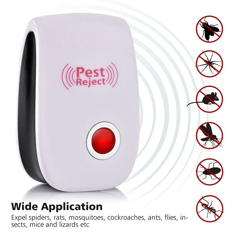 Safe Ultrasonic Pest Repellents Mouse Cockroach Mosquito Insect Repeller Effective Essential for Home Summer Pest Exterminato