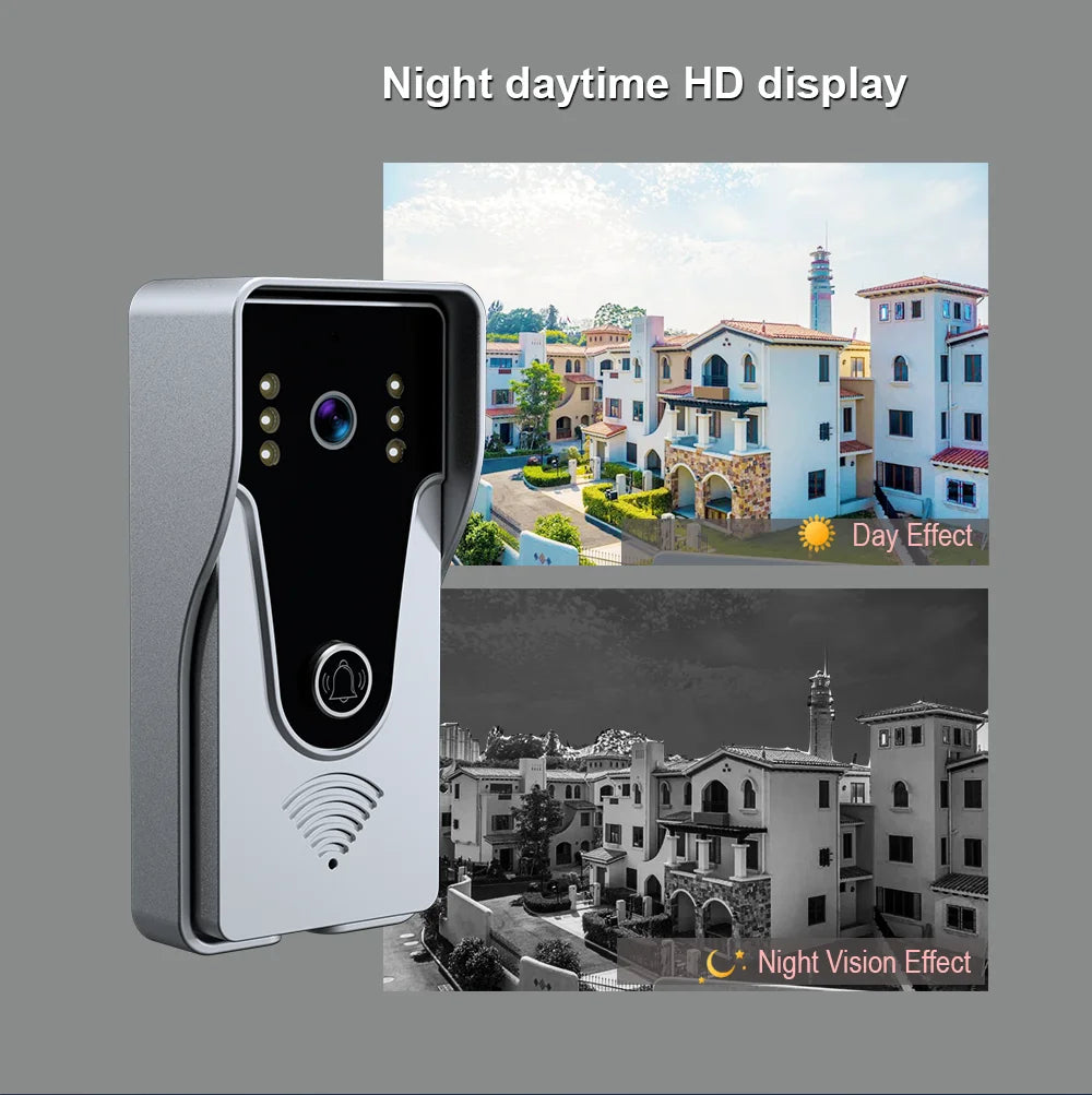 Smart Home Tuya Ring Video Doorbell Camera WiFi Video Wireless Door phone bell  Intercom Google Alexa Security Camera With Chime