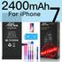 PINZHENG Original High Capacity Battery For iPhone 5S SE 5 6 6S 7 8 Plus Phone Replacement Batteries Warranty One Year Bateria