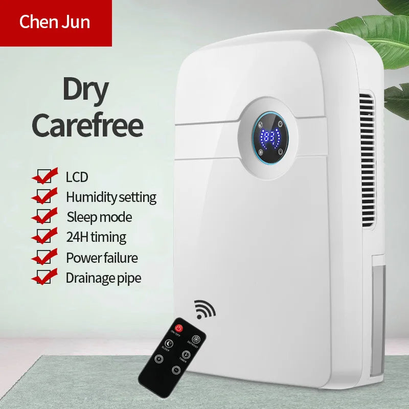 Mini Dehumidifier, Household Moisture Absorber, Quiet Basement, Dehumidifier, Wardrobe Dryer, Moisture Absorber