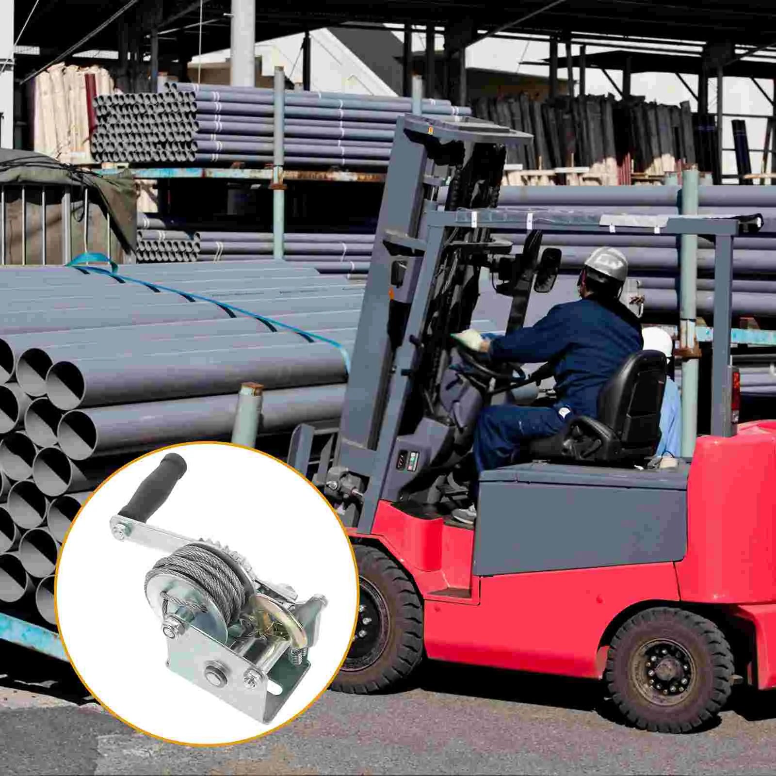 Hand Winch 600-3000 Pounds Manual Winch Wire Rope Traction Hoisting Winch Complete Specifications Winches Squeaks