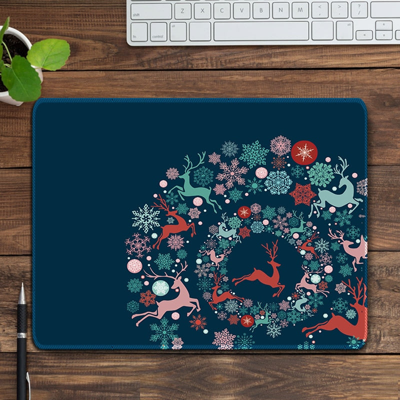 Van Gogh Almond Blossom Mouse Pad Non-Slip Office Tables Desk Mat Oil Painting Style Mouse Carpet Rubber Base Desktop Pad