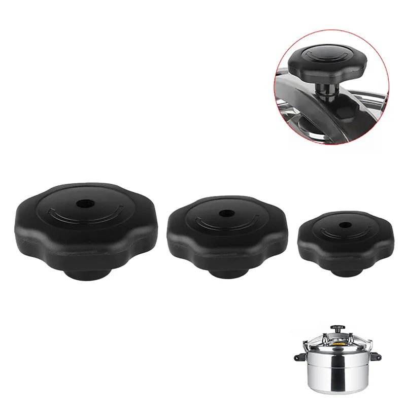 Pressure Cooker Handle Button Explosion-proof Bakelite Spiral Cover Durable Cooker Lids Pressure Cooker Knob Accessories