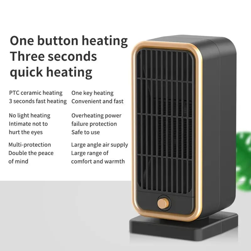 Electric Home Heater 500W/220V PTC Ceramic Electric Heaters for Room Sheet Portable House Heating Foot Hand Warmer
