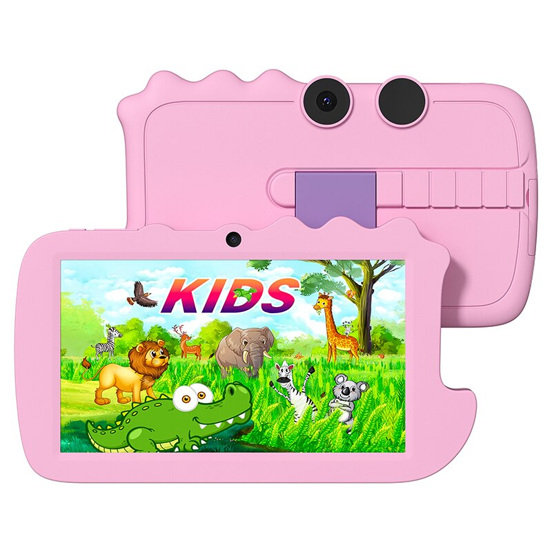 QPS 7" Kid Tablet Android10 2GB 32GB Quad Core WIFI Google Play Children Tablet for kids in Hebrew Kids-proof Case 3000mAH