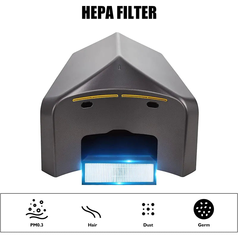 interhasa! Automatic Hand Dryer with HEPA Toilet Smart Sensor High Speed Electric Automatic Hand Dryer for Bathroom Commercial