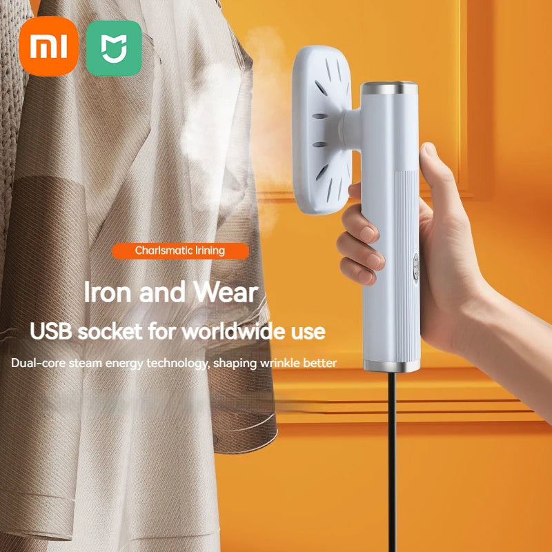 Xiaomi Mijia Steam Iron USB Garment Steamer for Clothes Handheld Portable Small Steam Ironing Machine Flat And Hanging Ironing