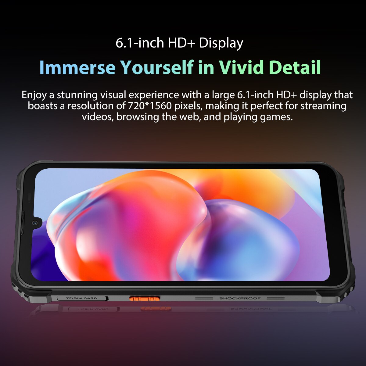 Blackview BV5300 Pro IP68 Waterproof Rugged Smartphone Android12 Phone P35 4GB 64GB Mobile Phone 13MP Camare 6580mAh Cellphone