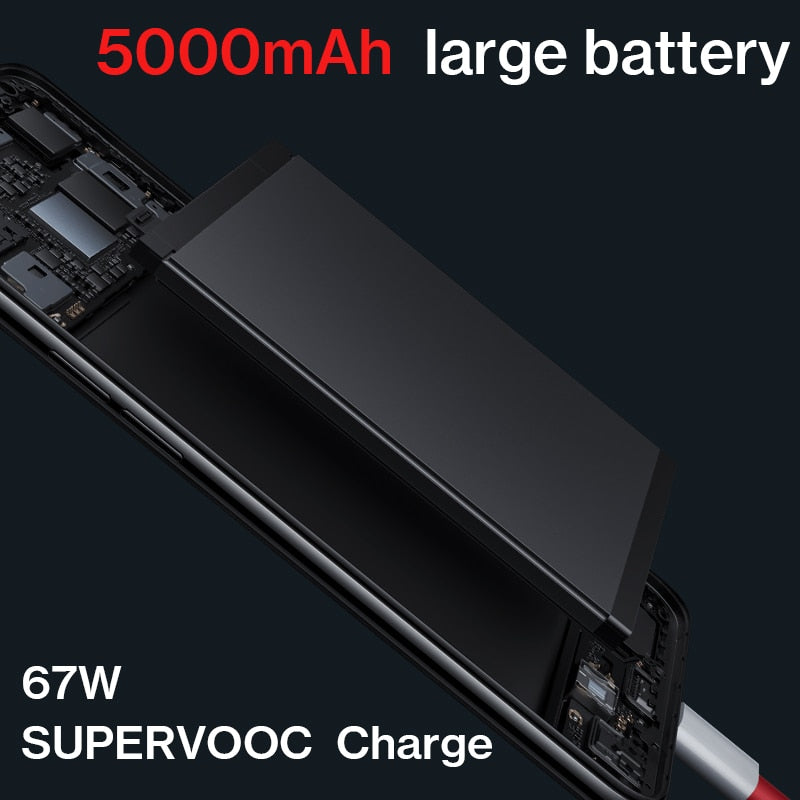 OnePlus Ace Racing Edition Multi Languages MTK Dimensity 8100 MAX 120Hz Display 5000mAh 67W SuperVooc Charge Android