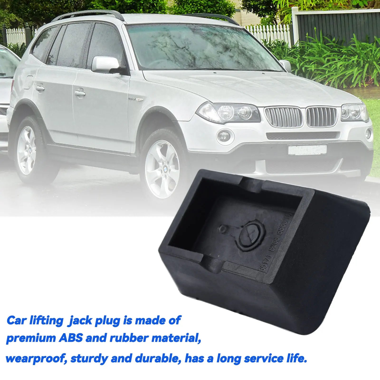 4X Jack Point Pad Jacking Support Plug Lift Block for BMW 3 Series E36 E46 E63 E64 E65 E66 E67 X3 E83 E85 E86 E89 51718268885