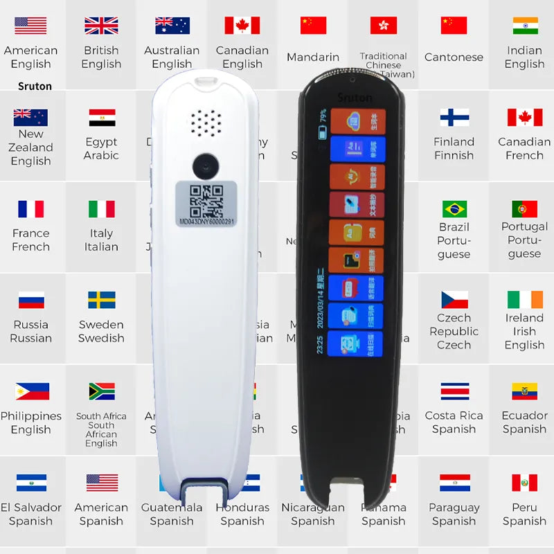 2023 Smart Voice Translator 134 Languages Offline WIFI Scan Translation Pen Scanning Translation Pen For Business Travel Abroad