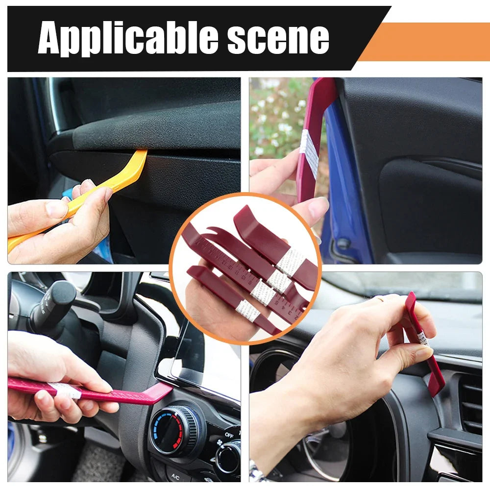 Auto Door Clip Panel Trim Removal Tool Kits Navigation Disassembly Seesaw Car Interior Plastic Seesaw Conversion Tools