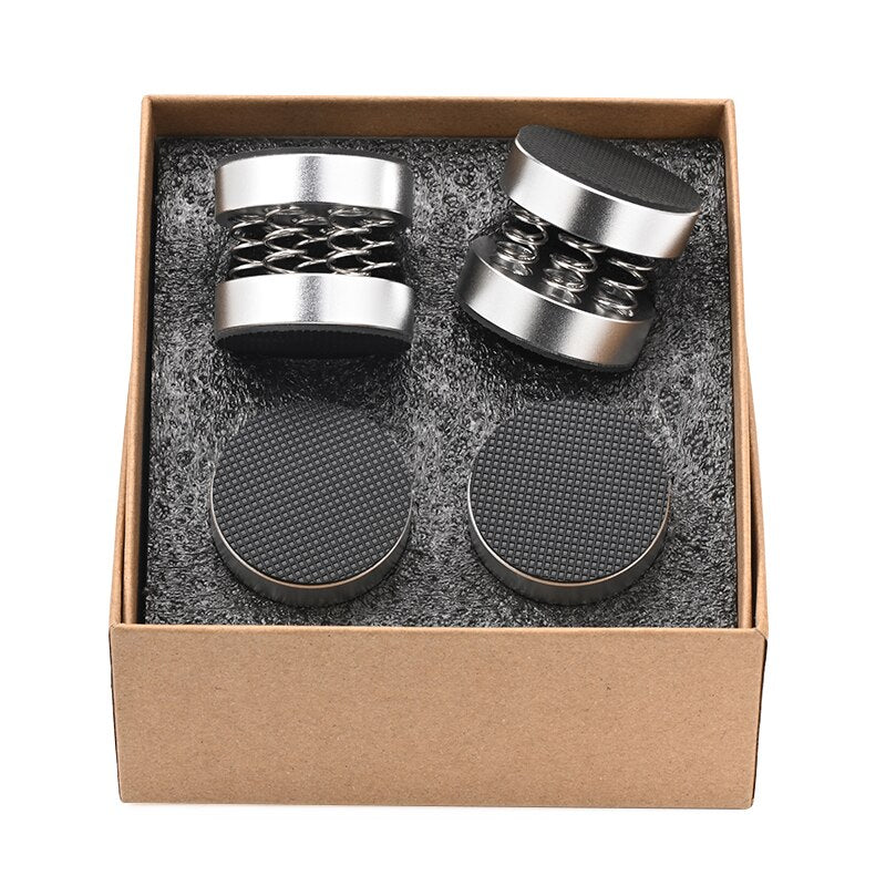 ATAUDIO 4PCS HiFi Audio Stand Feet Pad Speakers High Quality Aluminium Alloy Anti-shock Foot Stands for Amplifier Speaker CD