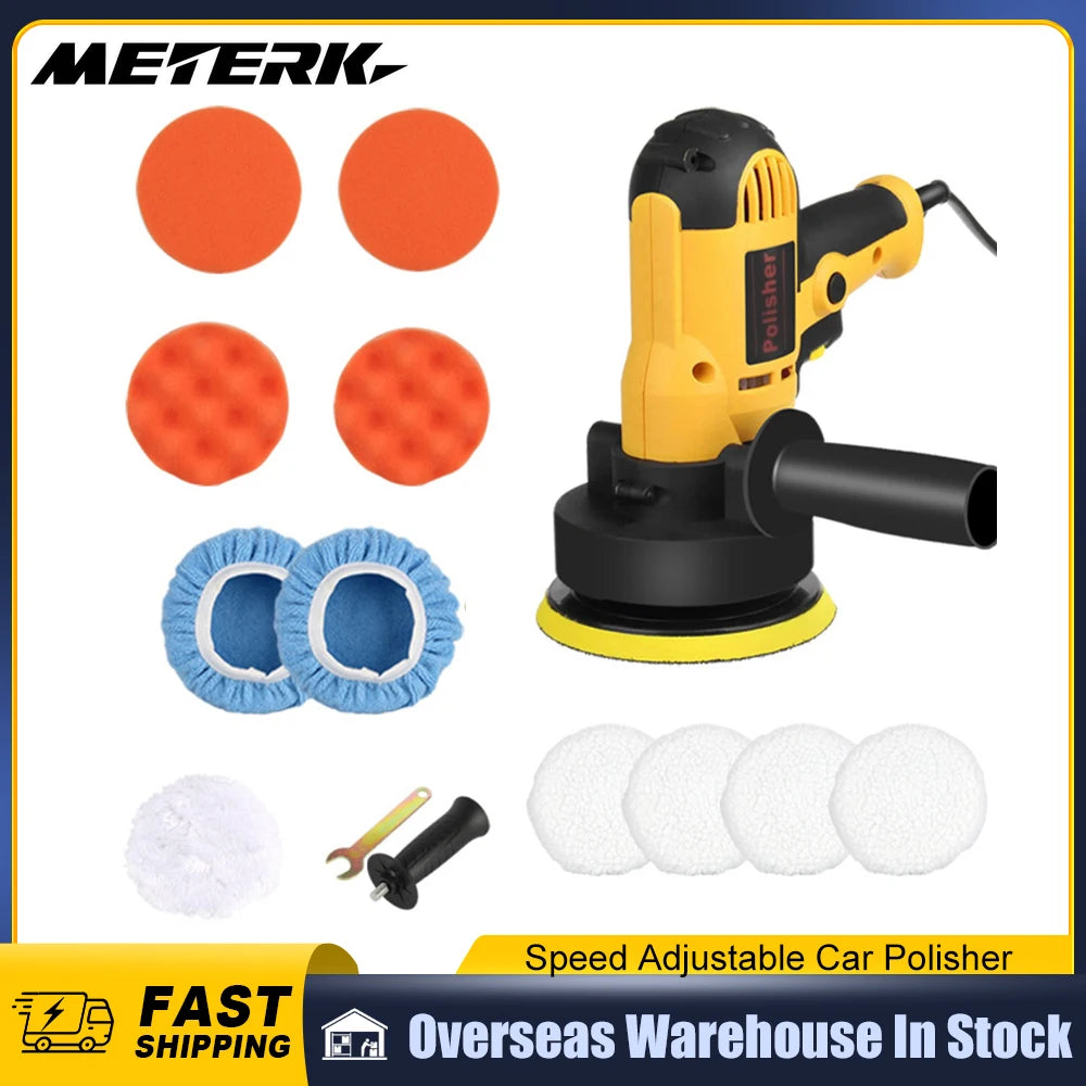 Stepless Speed Adjustable Car Polisher Auto Polishing Machine High Efficiency Waxing Tool