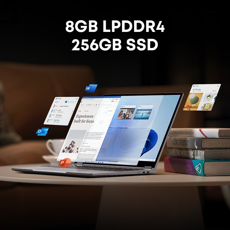 CHUWI FreeBook Laptop Tablet 2 in 1 Intel N5100 Windows 11 Laptop 13.5" IPS FHD Display 12GB LPDDR4X 512G SSD WIFI 6 2256*1504