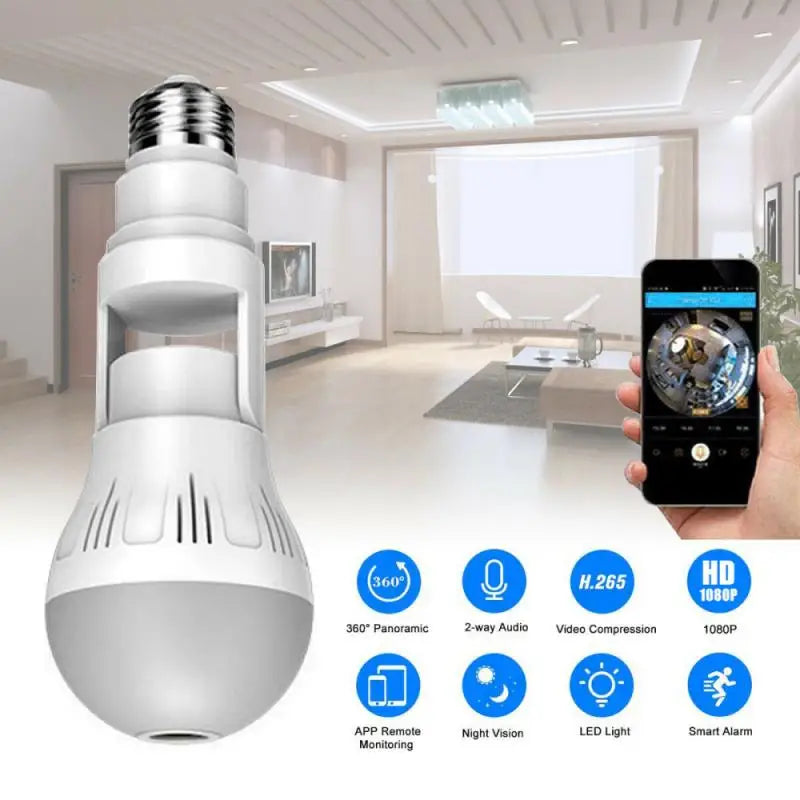 V380 pro 360 Degree smart home Wifi survalance camera 5MP  Wireless Network Monitor surveillance panoramic camera