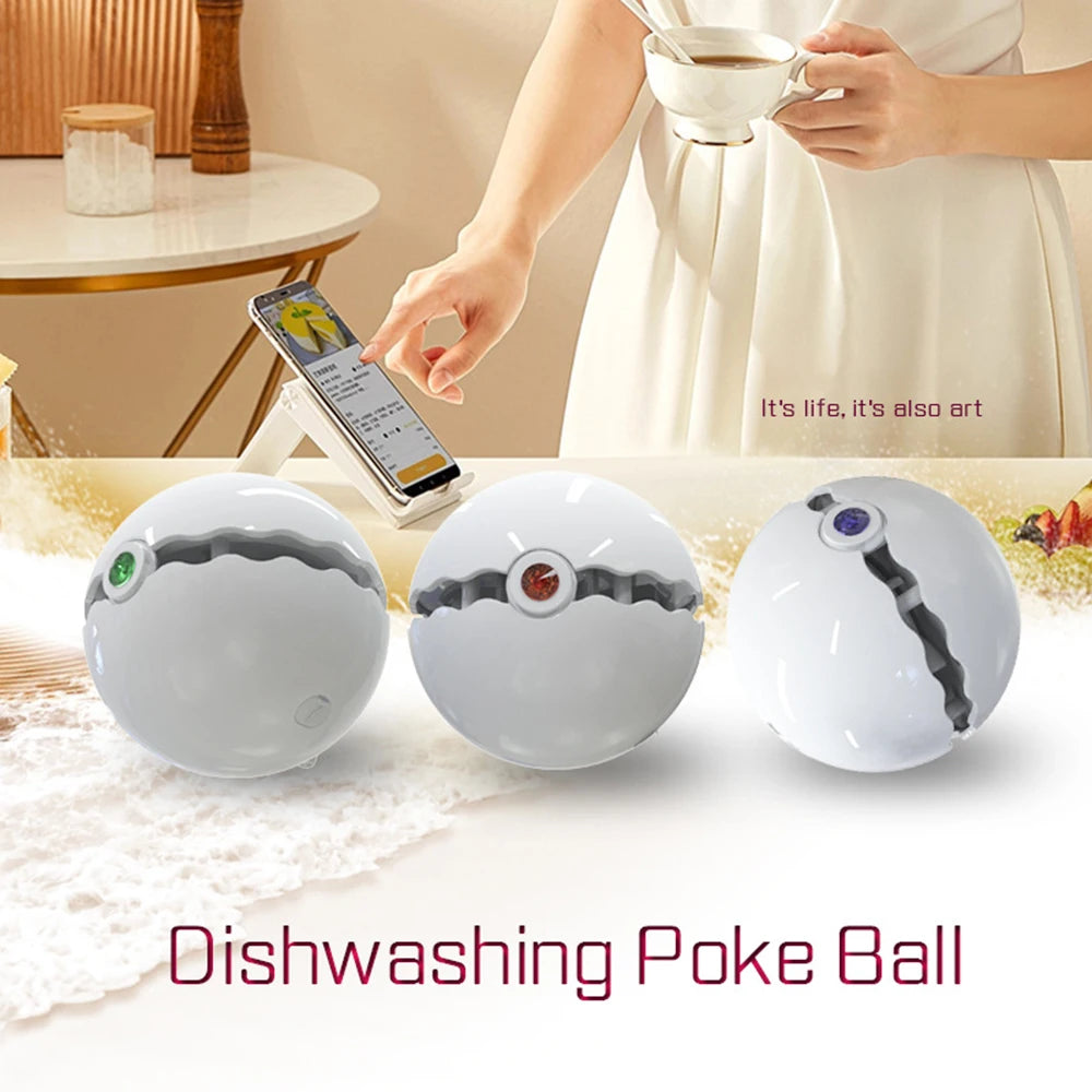 18W Ball Mini Ultrasonic Dishwasher Portable USB Washing Machine Wireless Sink Fruit Dish Washer Electric Kitchen Home 초음파 식기세척기