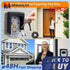 1/2PCS Weatherproof Wall-mounted Key Safe Password Key Box Key Lock Box No4 Combination Key Storage Lock Box Indoor and Outdoor