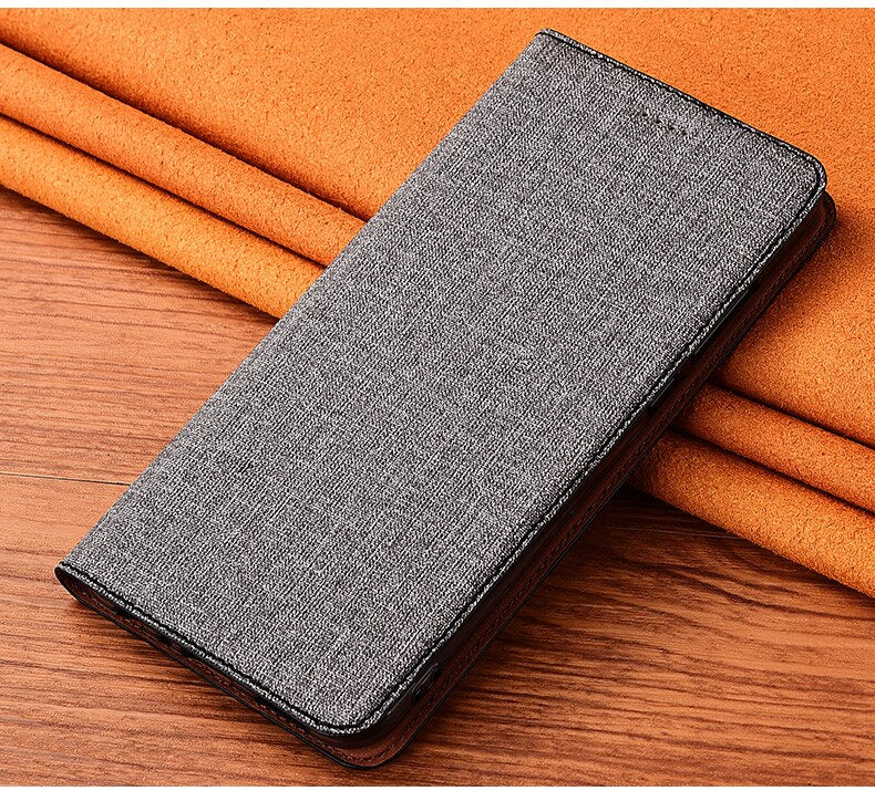 Pure Color Cotton Leather Case for Meizu 15 16 16s 16xs 16T 17 18 18X 18s Pro Speed Magnetic Flip Cover Protective