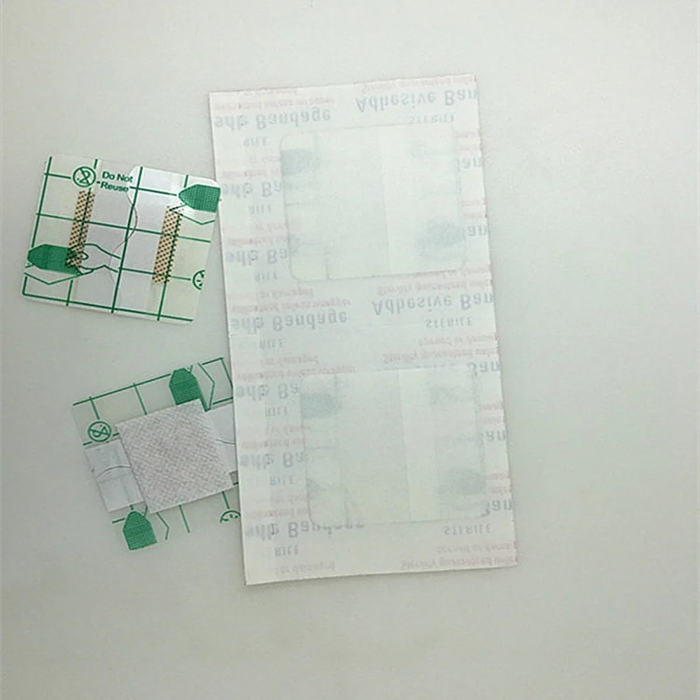 50Pcs/lot Transparent Adhesive Wound Plaster Waterproof Medical Anti-Bacteria Band Aid Bandages Home Travel First Aid Kit