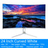 MUCAI 24/27 Inch Curved Monitor 75Hz Desktop PC Lcd FHD Display Gaming MVA Panel Screen Computer LED 1080P HDMI-compatib/VGA