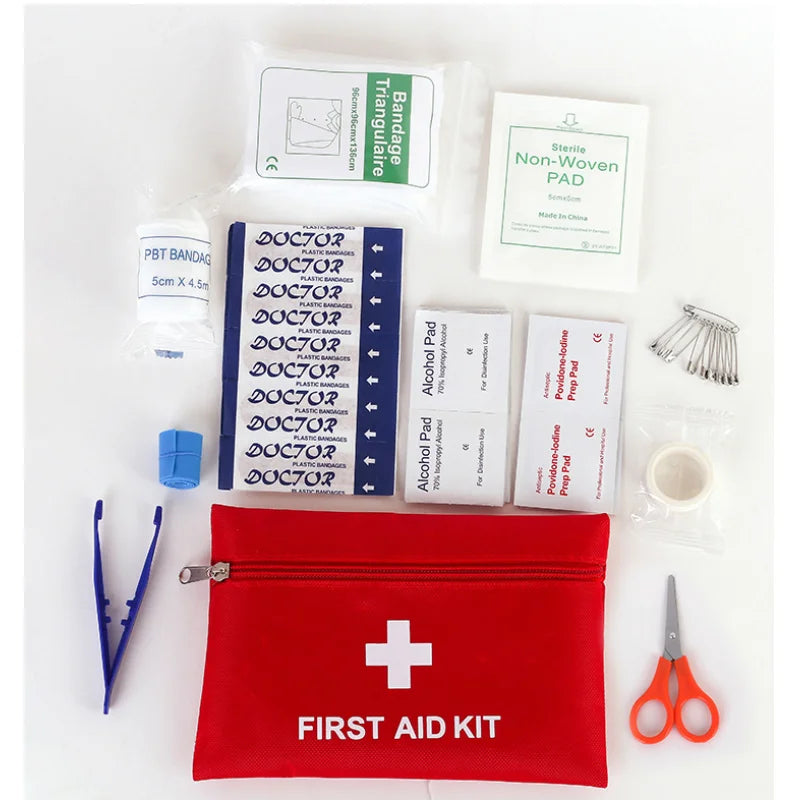 14 Items/Set Person Portable Outdoor Waterproof First Aid Kit For Family Or Travel Emergency Medical Treatment