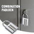Number Lock For Lockers Small Combination Lock 8/10 Digits Outdoor Digital Code Padlock Button Combination Security Padlock