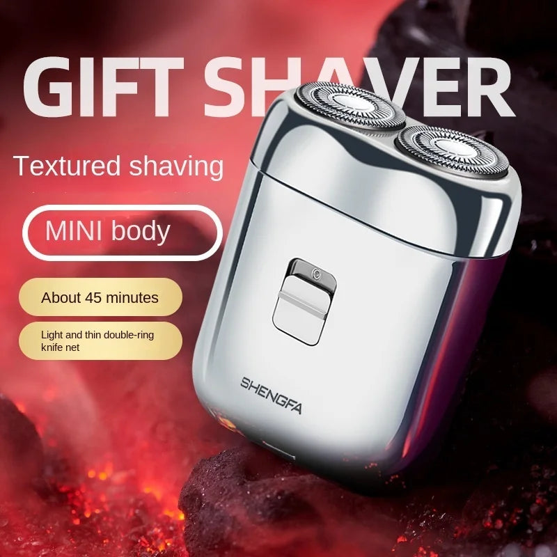 Convenient Portable Electric Shaver for Men Rechargeable Shaving Beard Machine Trimmer Dry Wet Shaving Washable
