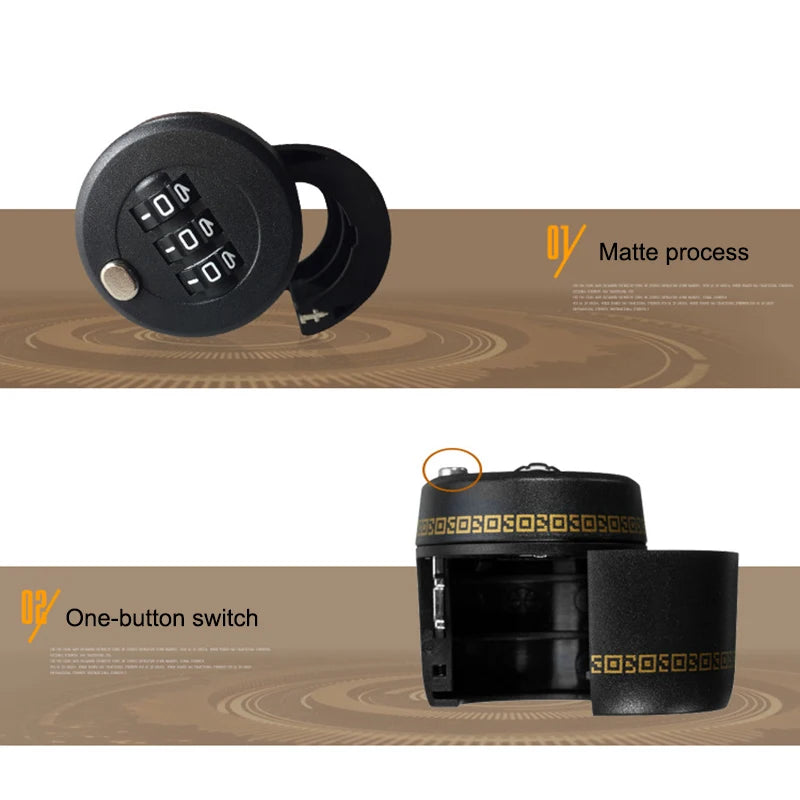 3 Digit Combination Lock   Password Code Lock Wine Bottle Stopper For Wine