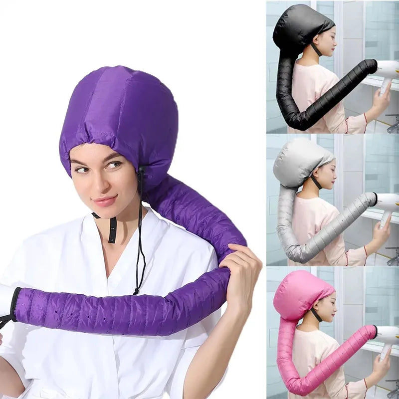 2022 New Portable Soft Hair Drying Cap Adjustable Womens Hair Blow Quick Dryer Cap Home Hairdressing Salon Supply Accessories