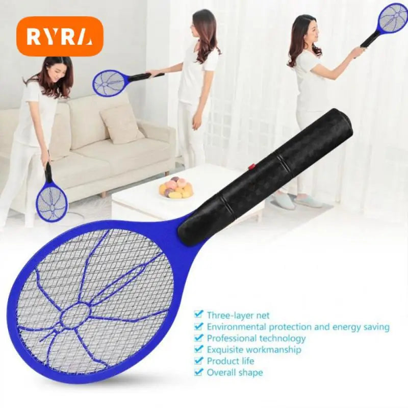Mosquitos Killer Battery Power Insects Killer For Bedroom Swatter Racket Bug Insect Fly Fly Swatter Trap Cordless Portable