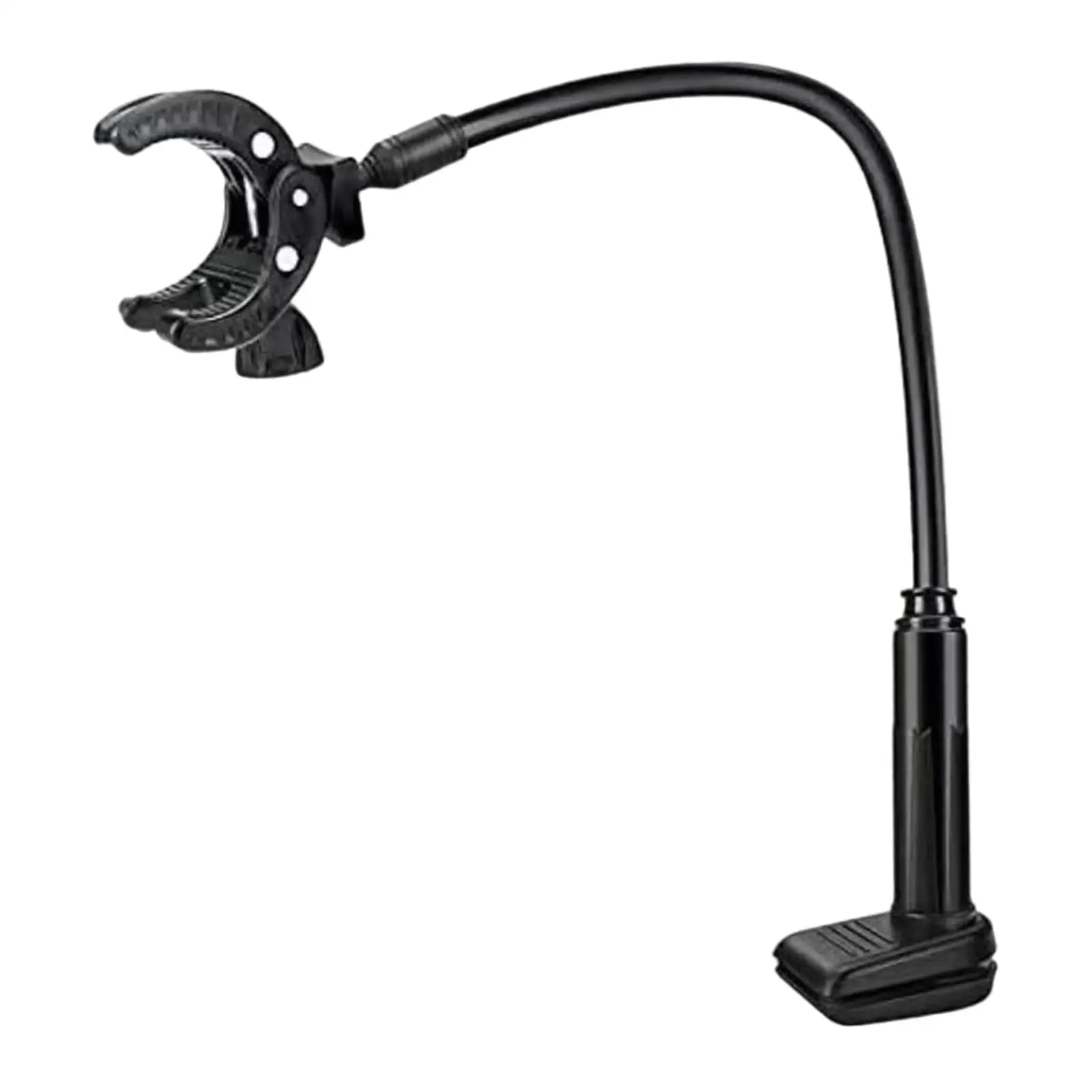 Pet Hair Dryer Stand 360 Degrees Rotatable Hose Rack Hands Free Dryer Holder Three Jaw Bracket with Adjustable Clamp