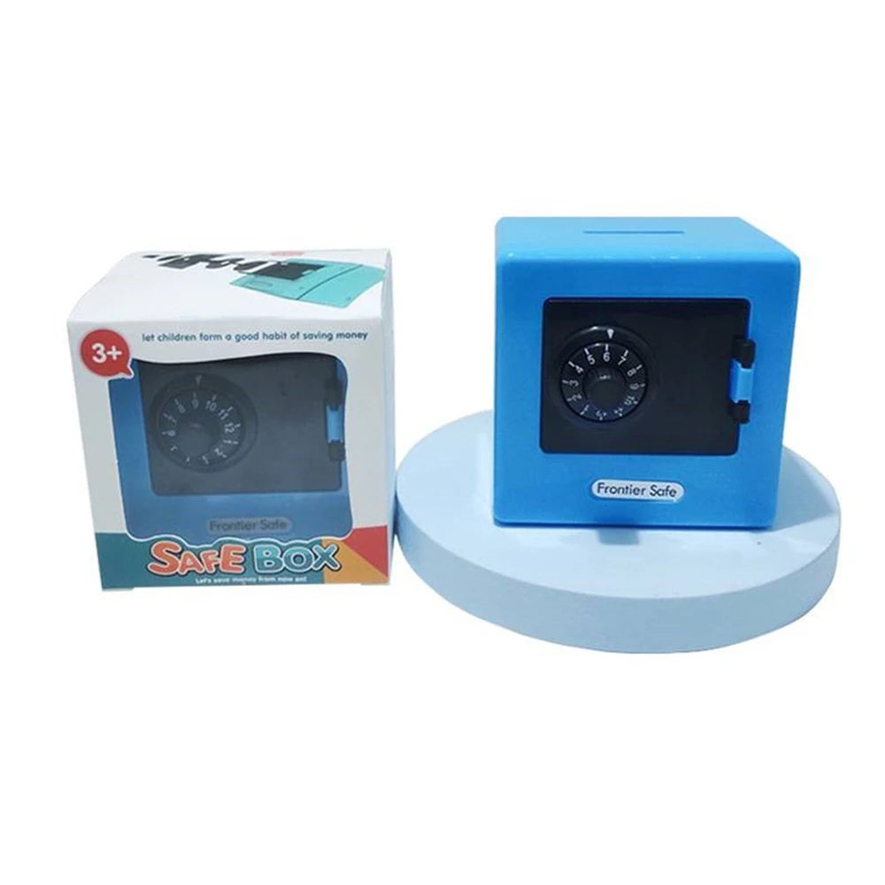 1~8PCS Children Money Storage Case Simulation Safe Box Coded Lock Coin Cash Saving Storage Box for Children Gifts household