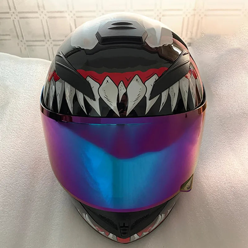 Bike Helmet Helmets for Motorcycles Integral Full Face for Enduro Winter Snowmobile With Anti-fog Men and Women Helmet