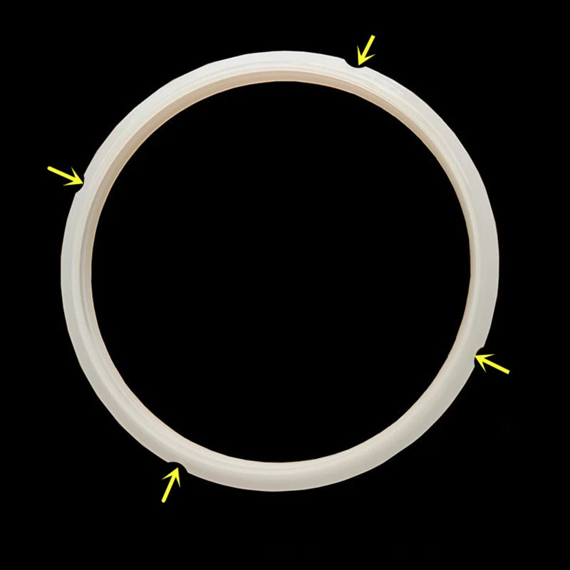 18/20/22/24cm Silicone Rubber Gasket Cooker Lid Sealing Ring Electric Pressure Cooker Replacement for 2-6L Cooker Gaskets