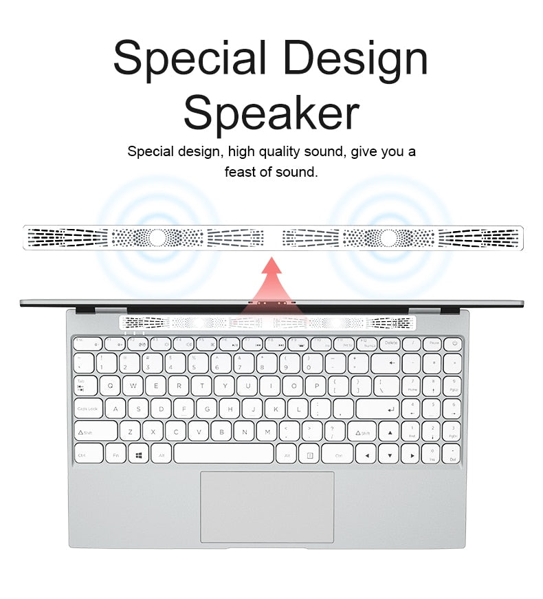 Inventory Clearance Laptops Portable Gaming Notebooks Computer PC Windows 11 15.6 inch Intel Celeron N5105 16GB DDR4 1TB Camera