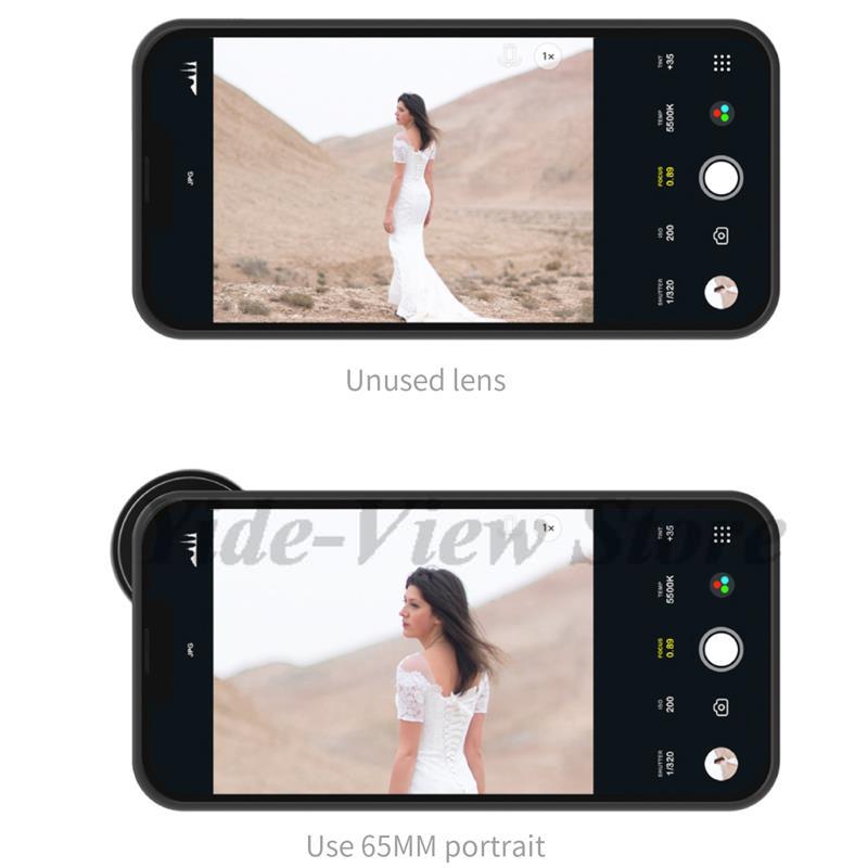 Fotorgear Mobile Phone Camera Lens Set (10X Macro/65mm Portrait/170° Fisheye/16mm Ultra Wide Lens)For iPhone 12 iPhone 13 Series