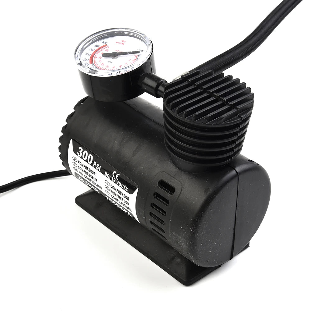 Inflator Electric Air Pump 300 PSI Accessories 12V 25L/min Compressor Igniter Use Portable Replacement Vehicle
