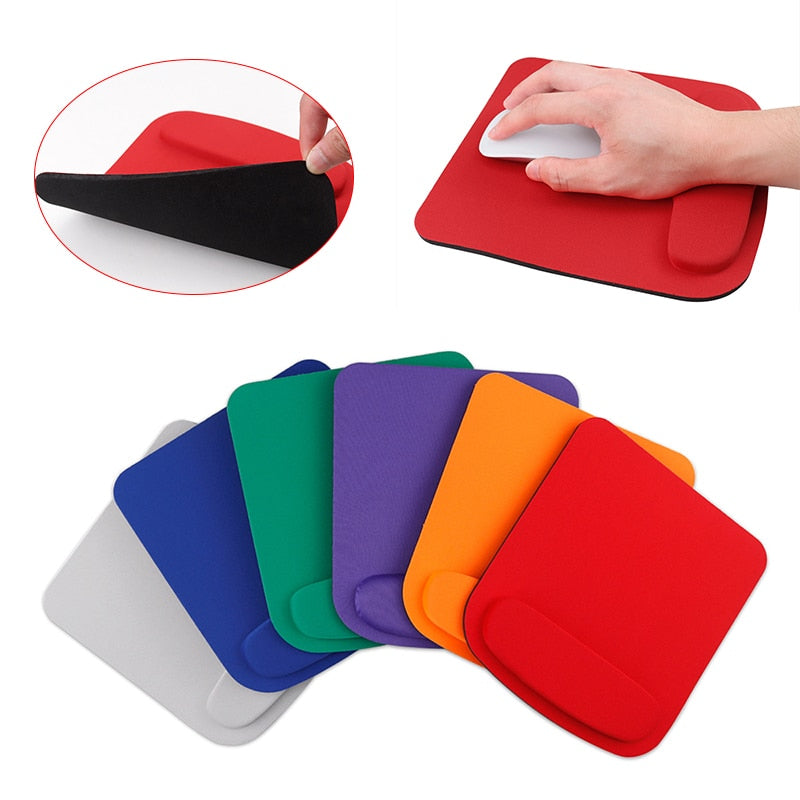Mouse Pad EVA Support Wristband Gaming Mousepad Solid Color Mice Mat Comfortable Mouse Pad With Wrist Rest For PC Laptop
