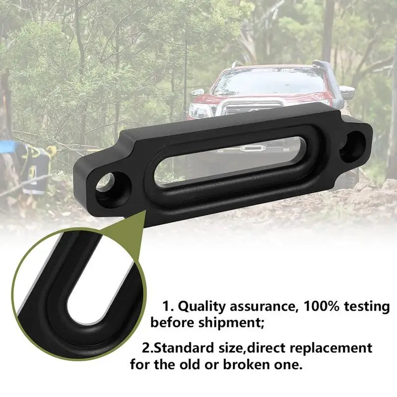 Rope Cable Lead Guide Off-Road Vehicle Winch Rope Cable Guide Anodized Surfaces Vehicle Equipment For ATVs SUVs Most Off-Road