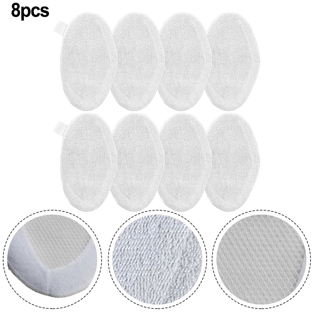 8pcsMop Cloth Pad Steam Mops Head Steam Vacuum Cleaner Pad Sweeper Mop Cloth For Polti Vaporetto Steam SV440 PAEU0332 Keep Clean