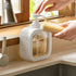 300ml/500ml Bathroom Soap Dispenser Bottle Shampoo Shower Gel Bottle Press Refillable Empty Travel Bath Pump Wash Hand Bottles