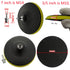 3/5/7inch CarPolishing Disc 8Pcs/Set Self-Adhesive Buffing Waxing Sponge Wool Wheel Polishing Pad For Car Polisher Drill Adapter
