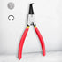 4PCS Circlip Pincers Set Snap Ring Pliers Retaining Crimping Pliers Spring Installation And Removal Hand Tool Alicates