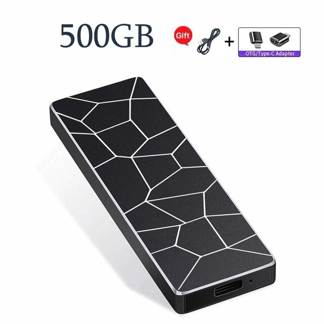 High-speed 8TB 4TB 1TB 500GB SSD Portable External Solid State Hard Drives USB 3.1 Type C Interface Original Mobile Hard Disks