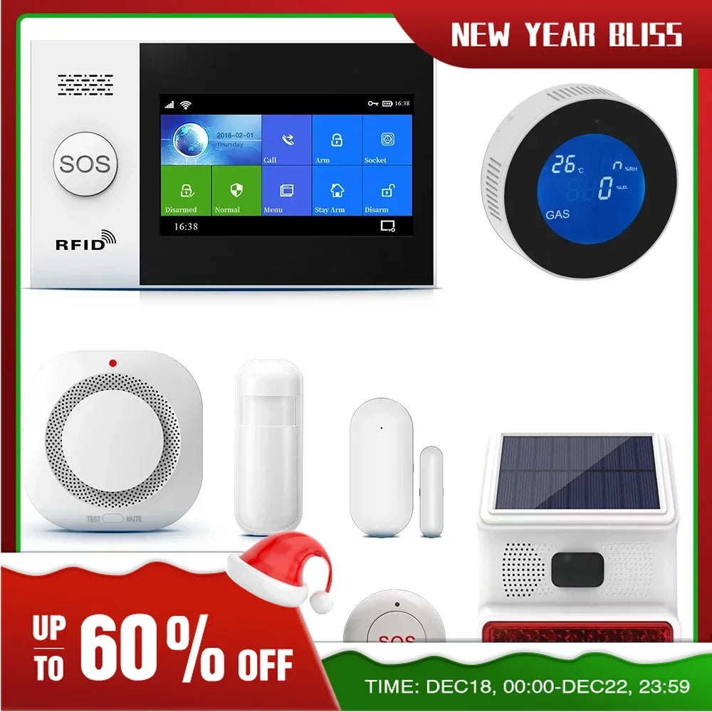Home Alarm Accessories Door And Window Detector PIR Motion Detector Smoke Detector Remote Control Gas Detector For PG107 PG103