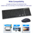 Rechargeable Keyboard and Mouse Combo Russian Hebrew Wireless Compact Slim Silent Keyboard Mouse Set for Laptop PC Computer