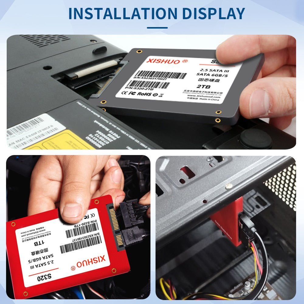 Brazil Wholesale Price SSD Sata3.0 Ssd Hard Disk hdd 128GB 256GB 512GB 2.5" Internal Hdd Solid State Drive For Desktop PC Laptop